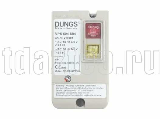 Блок контроля герметичности Dungs VPS 504 S04 110В / 50Гц (221327)