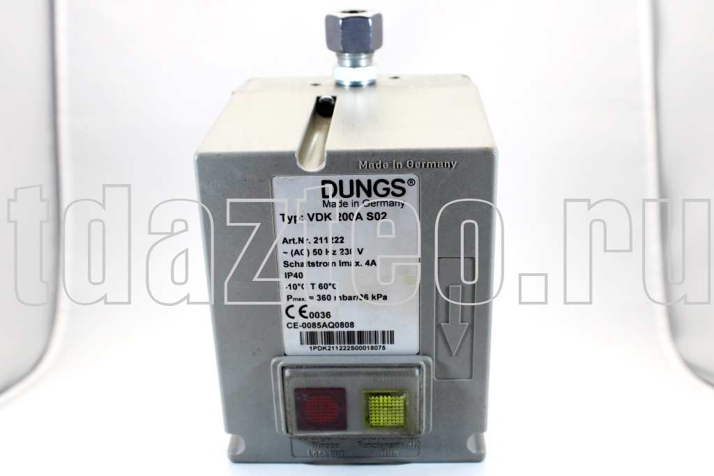Блок контроля герметичности Dungs VDK 200 A S02 230 В 50 Гц (211222)