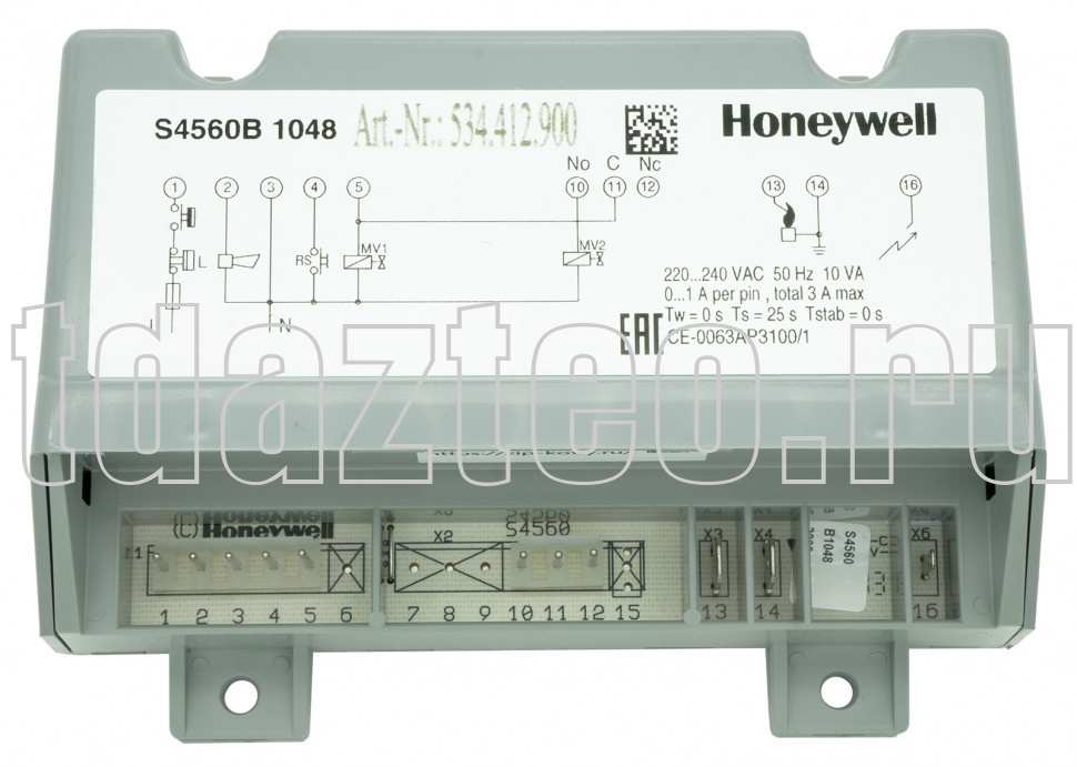 Блок управления Honeywell (S4560B1048)