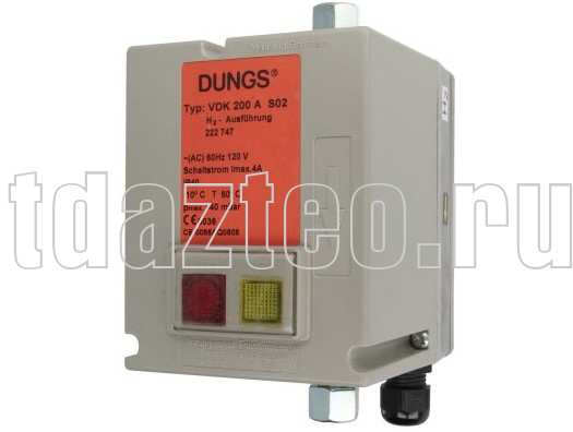 Блок контроля герметичности Dungs VDK 200 A S02 H₂ напряжение 120 В, частота 60 Гц (222747)